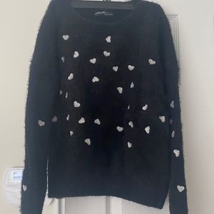 Sweater with hearts